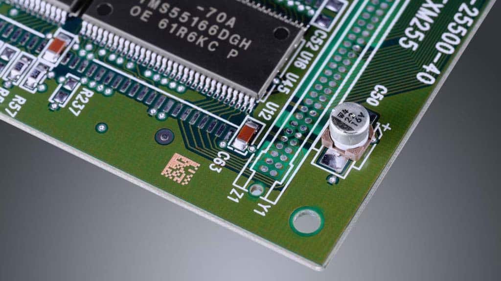 laser marking machines marking the Circuit Board