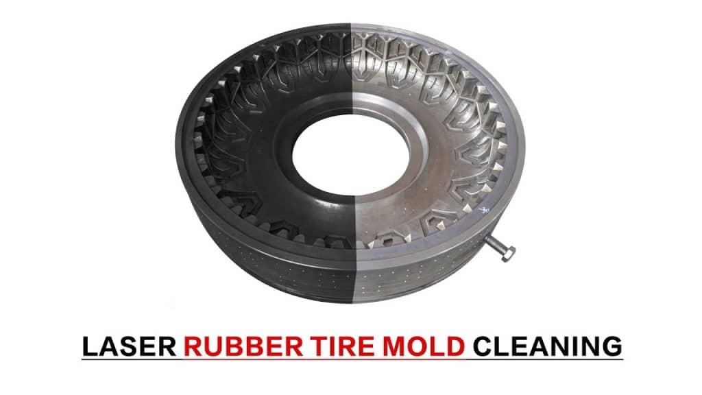 laser cleaning rubber tire mold
