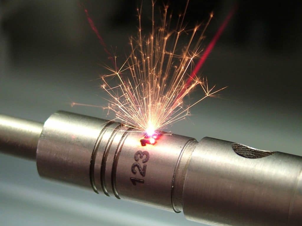 Laser marking machine engraving numbers
