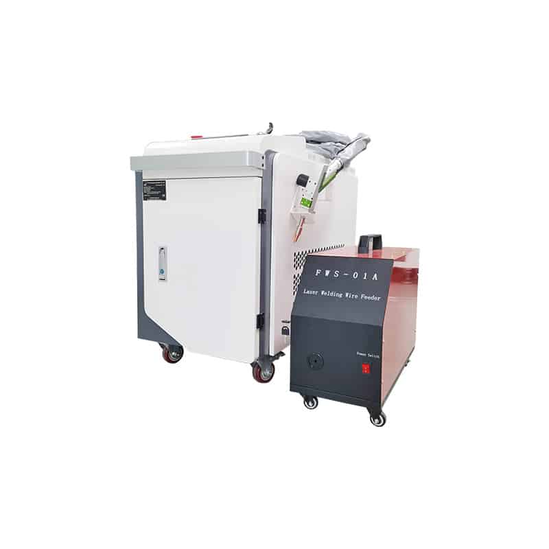handheld laser welder and laser welding wire feeder