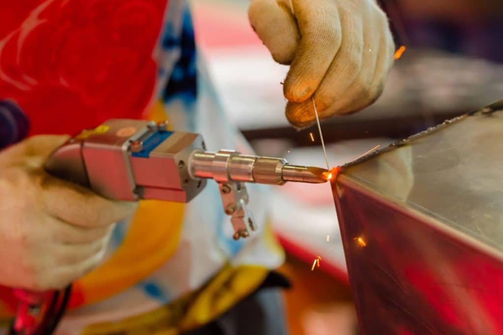 laser weld machine
