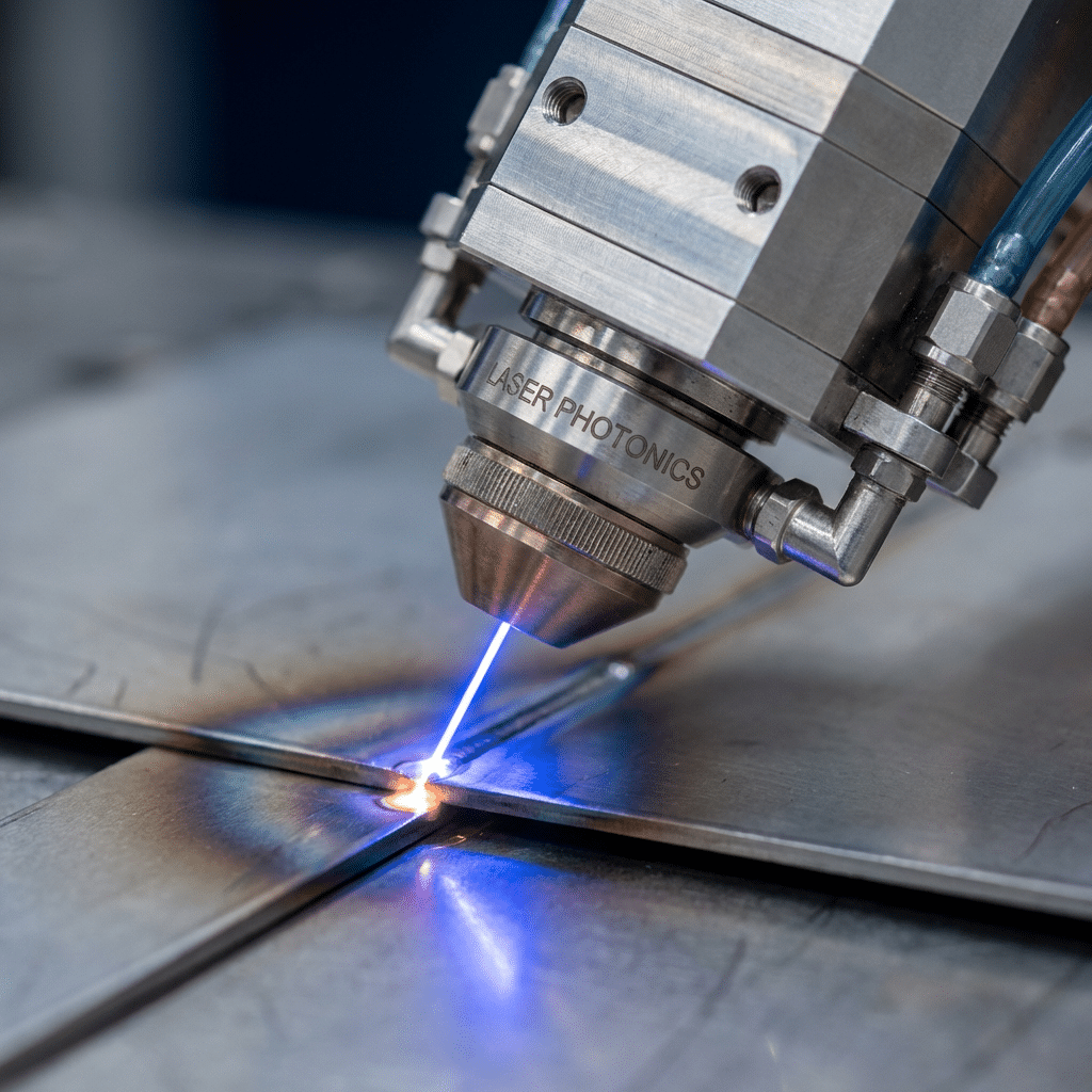 Handheld laser welding on stainless steel