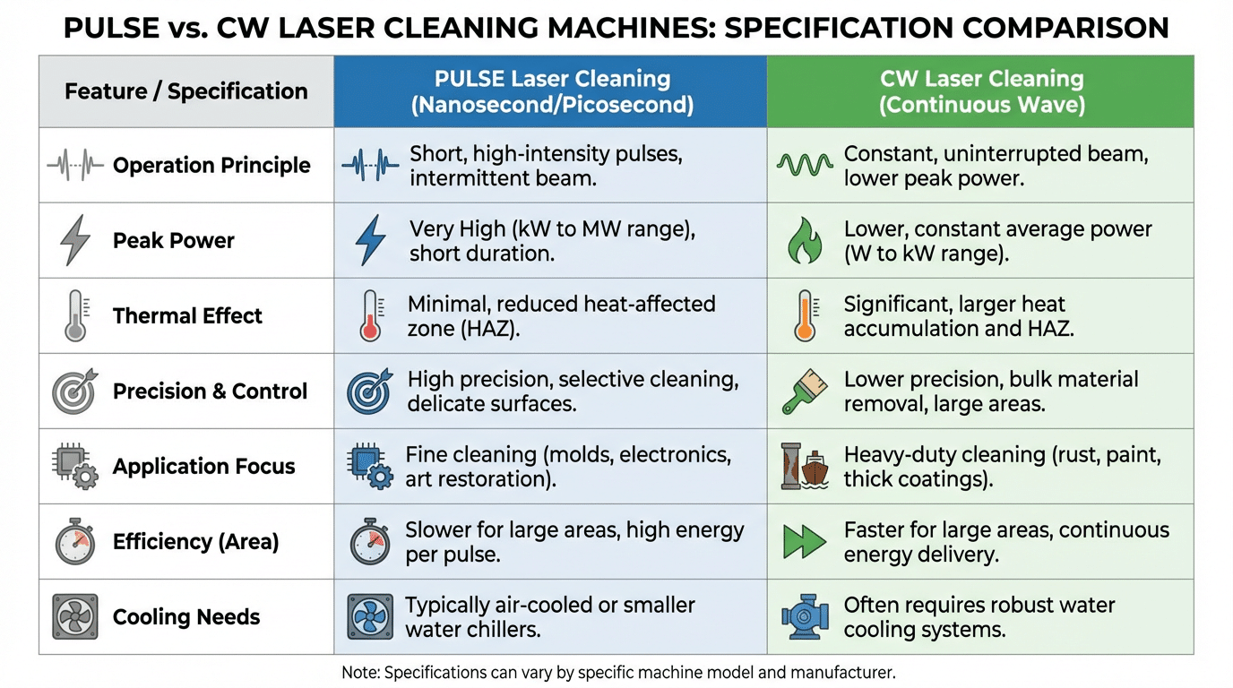 Laser Cleaning ROI Comparison Chart