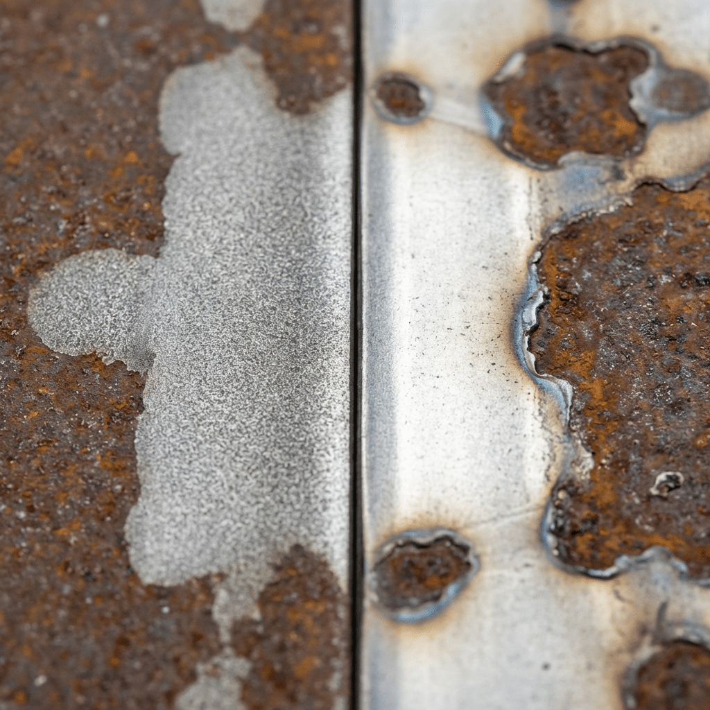 Pulsed vs CW laser cleaning comparison